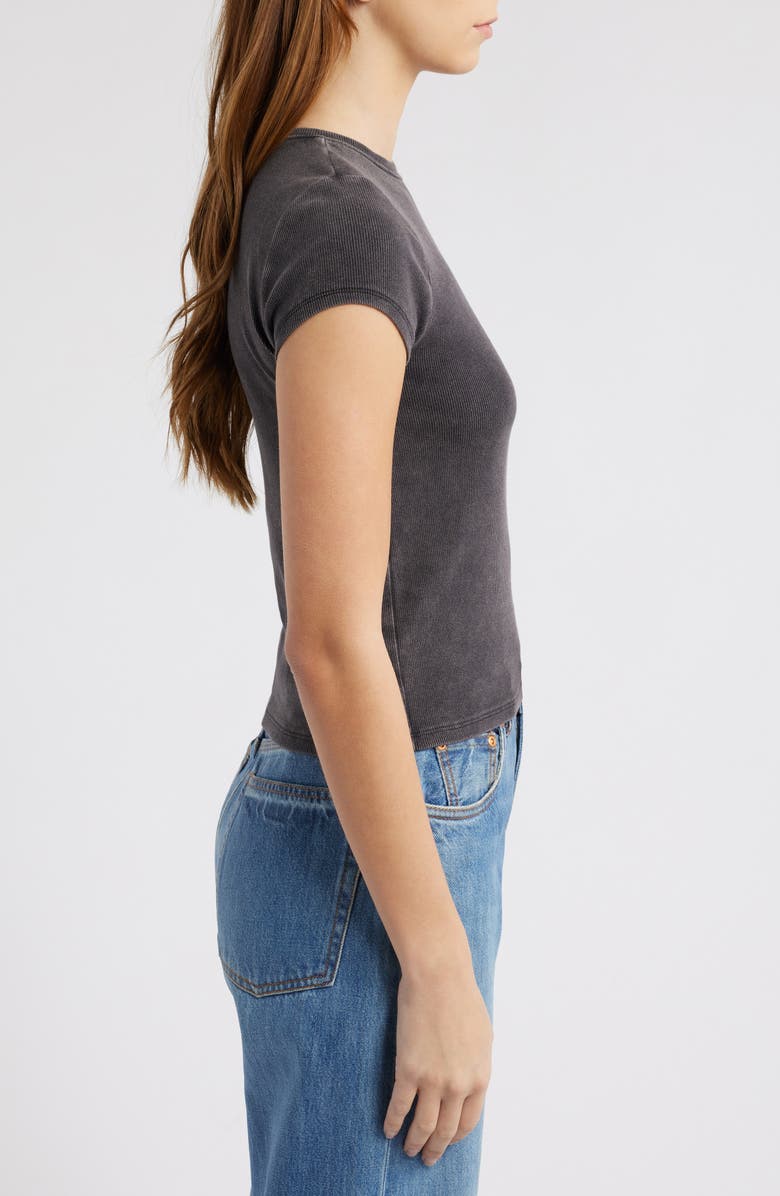 PacSun Pansy Stretch Cotton Rib T-Shirt, Alternate, color, 