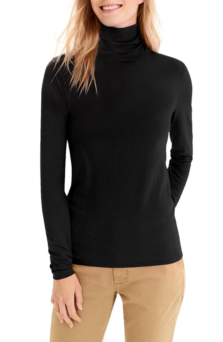 J.Crew Tissue Turtleneck, Main, color, 