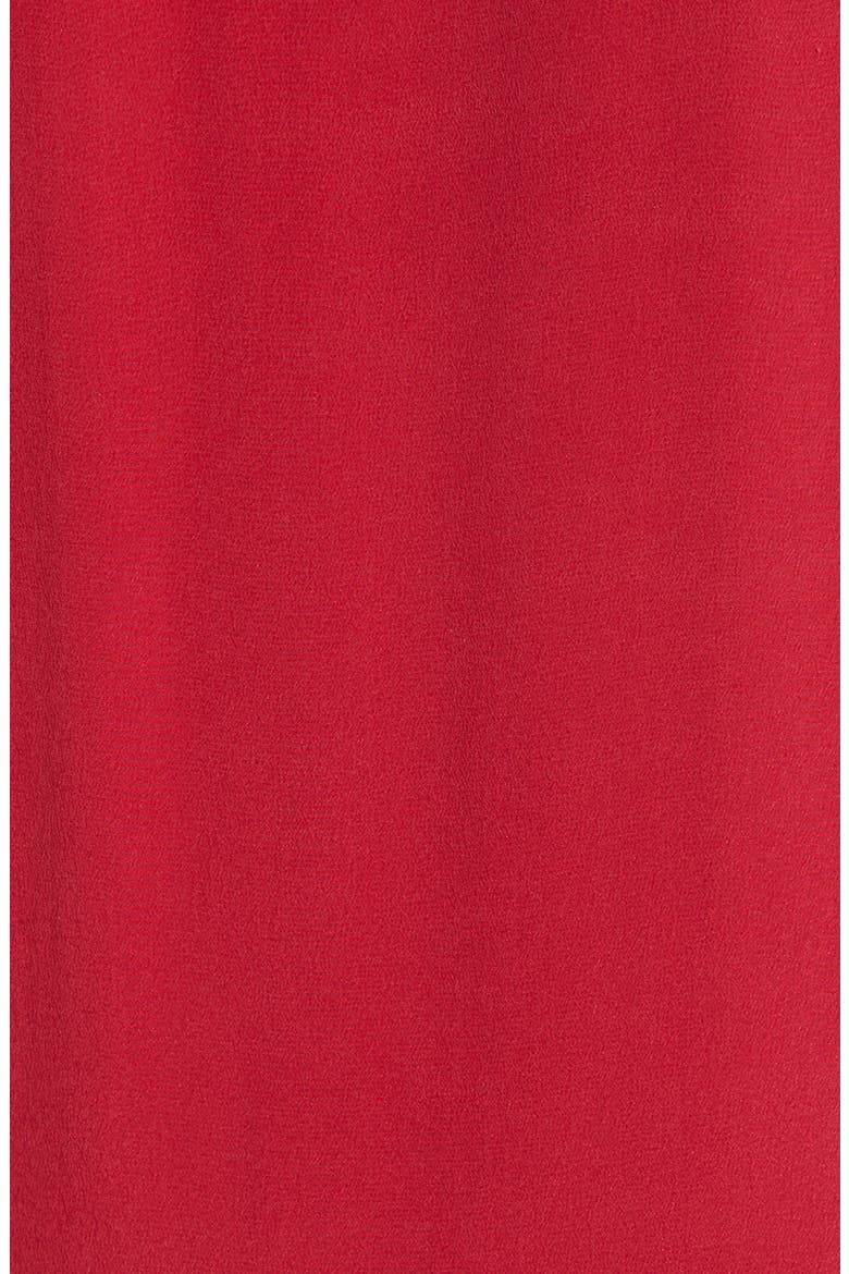 Natalia Tie Neck Silk Dress, Alternate, color, RED NOUVEAU