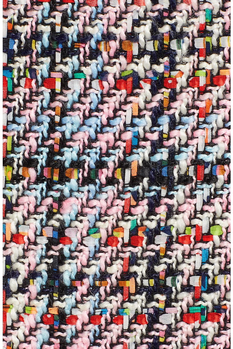 Tweed Midi Skirt, Alternate, color, PINK MULTI TWEED