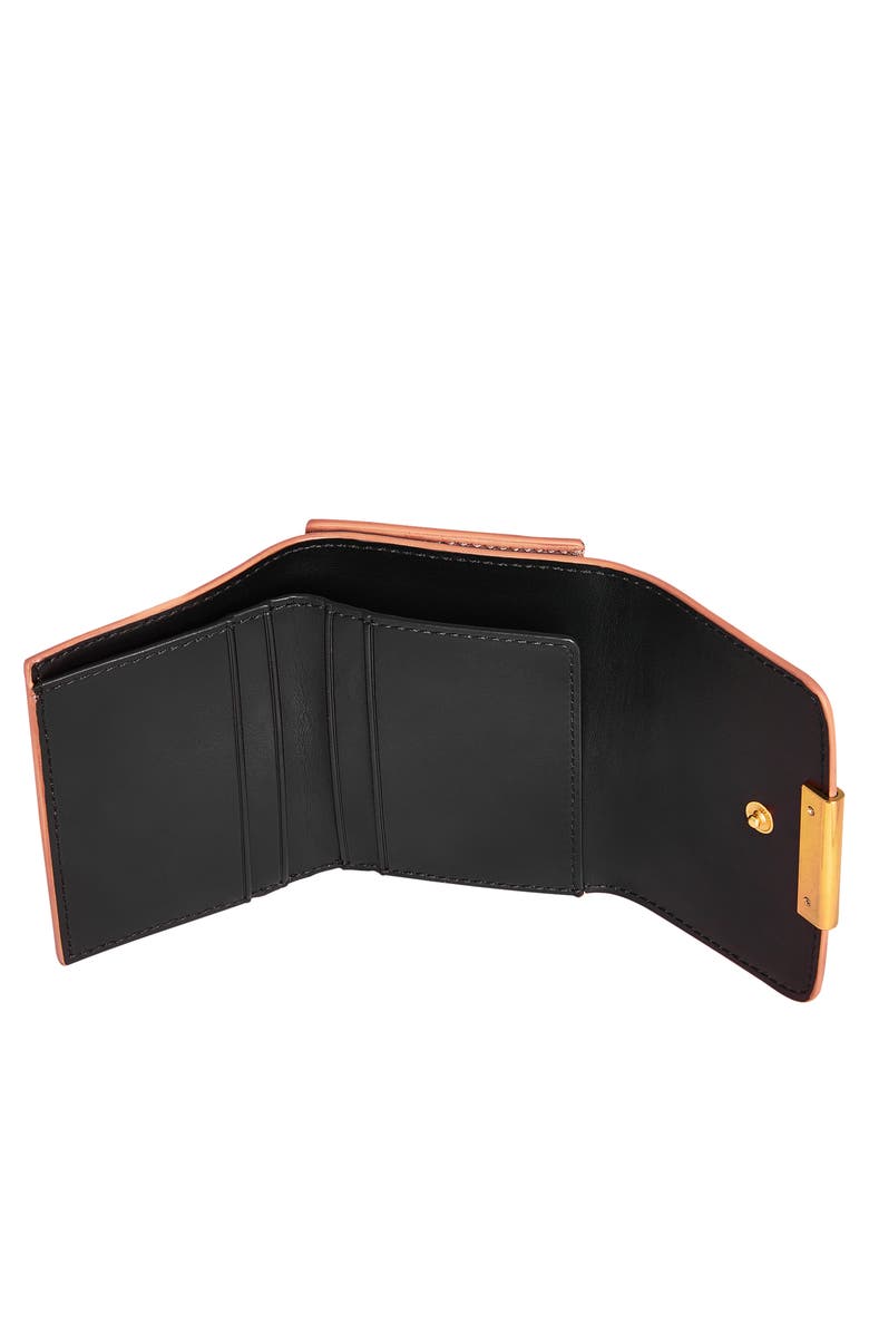 Rebecca Minkoff Insider Compact Leather Wallet, Alternate, color, Romance