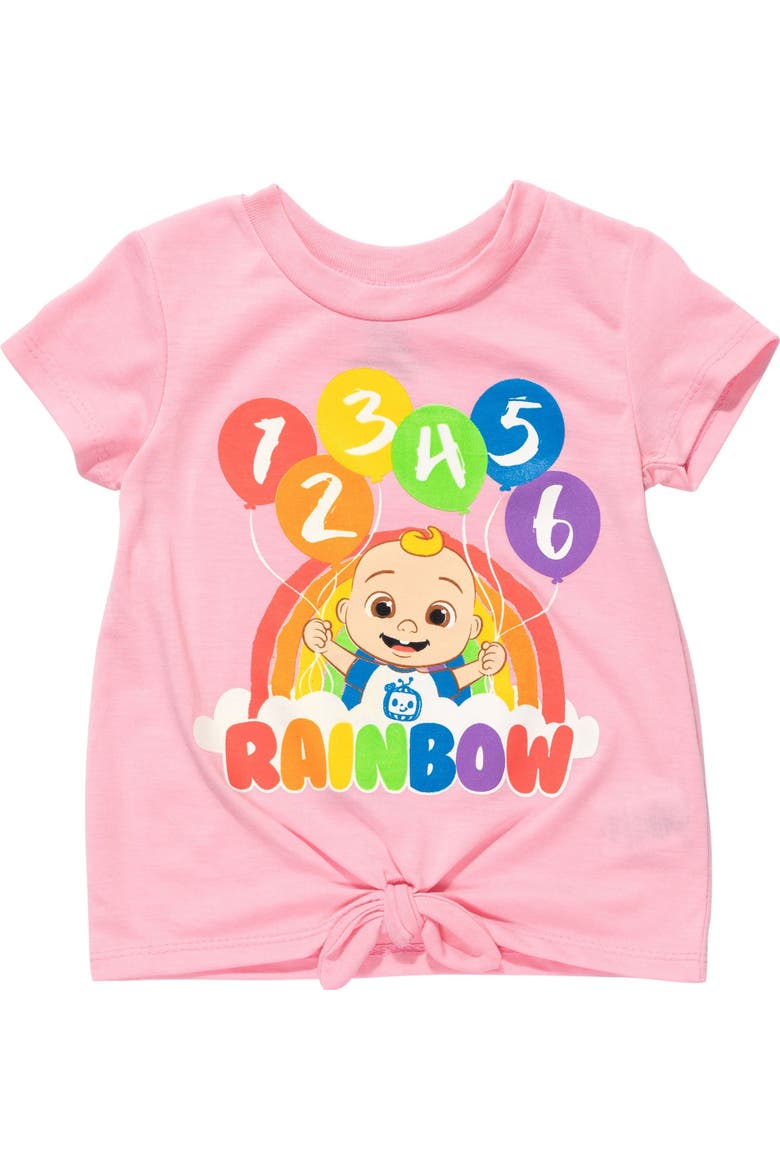 JJ 2-Piece T-Shirt and Shorts Set, Alternate, color, JJ Pink Cloud