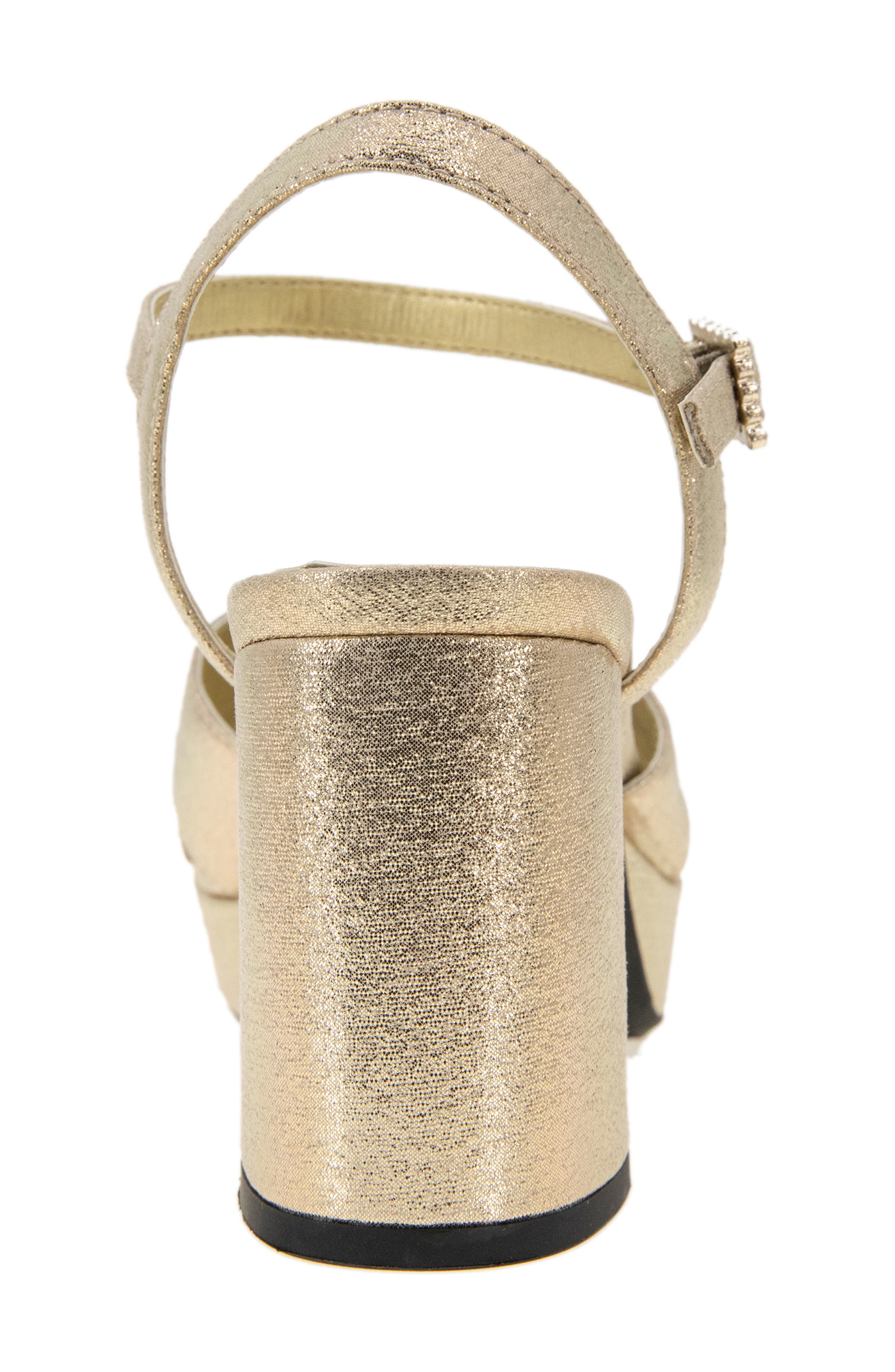 Reaction Kenneth Cole Reeva Metallic Platform Sandal, Alternate, color, Soft Gold