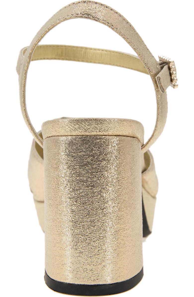Reaction Kenneth Cole Reeva Metallic Platform Sandal, Alternate, color, Soft Gold