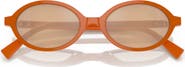 Miu Miu 50mm Oval Sunglasses