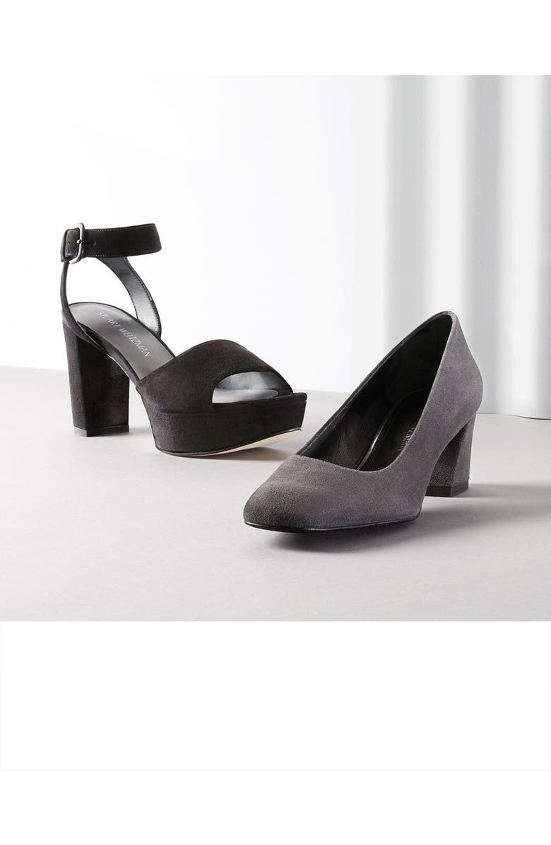 Stuart Weitzman 'Real Deal' Platform Sandal, Alternate, color,