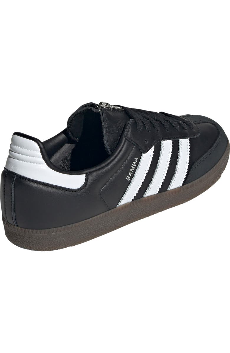 adidas x Jeremy Scott Samba OG Sneaker, Alternate, color, Black/ White/ Gum