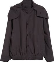 Homme Plissé Issey Miyake Carrier Carried Hooded Jacket