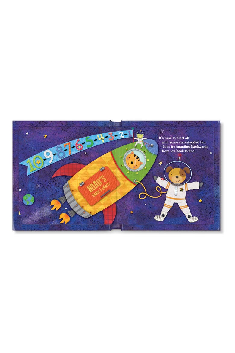 '1-2-3 Blast Off with Me' Personalized Book, Alternate, color, BLUE