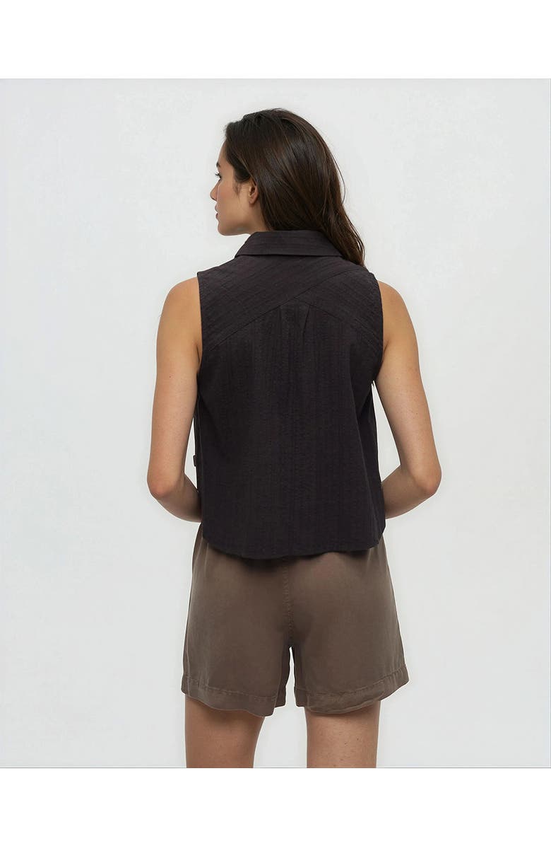 tentree Robins Shirt, Alternate, color, Meteorite Black