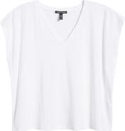 Eileen Fisher V-Neck Boxy T-Shirt