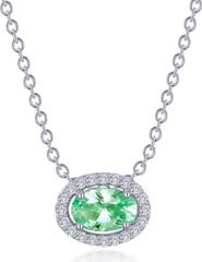 Lafonn Lab-Grown Sapphire & Simulated Diamond Pendant Necklace