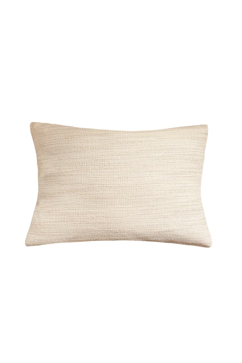 Seaside Smooth Indoor Outdoor Pillow, Alternate, color, Beige