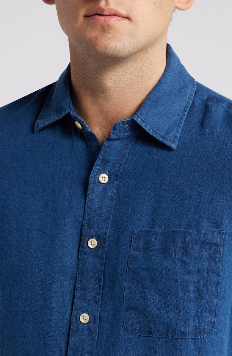 Faherty Laguna Linen Shirt, Alternate, color, Arroyo Wash