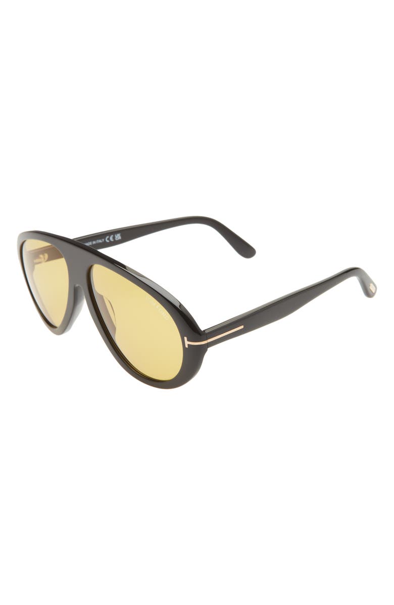 TOM FORD Camillo 60mm Pilot Sunglasses, Alternate, color, 