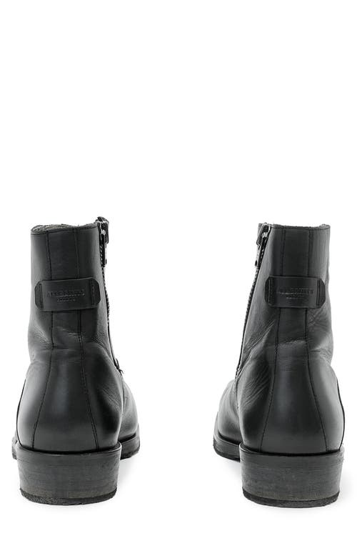 Allsaints Orla Plain Toe Boot In Black