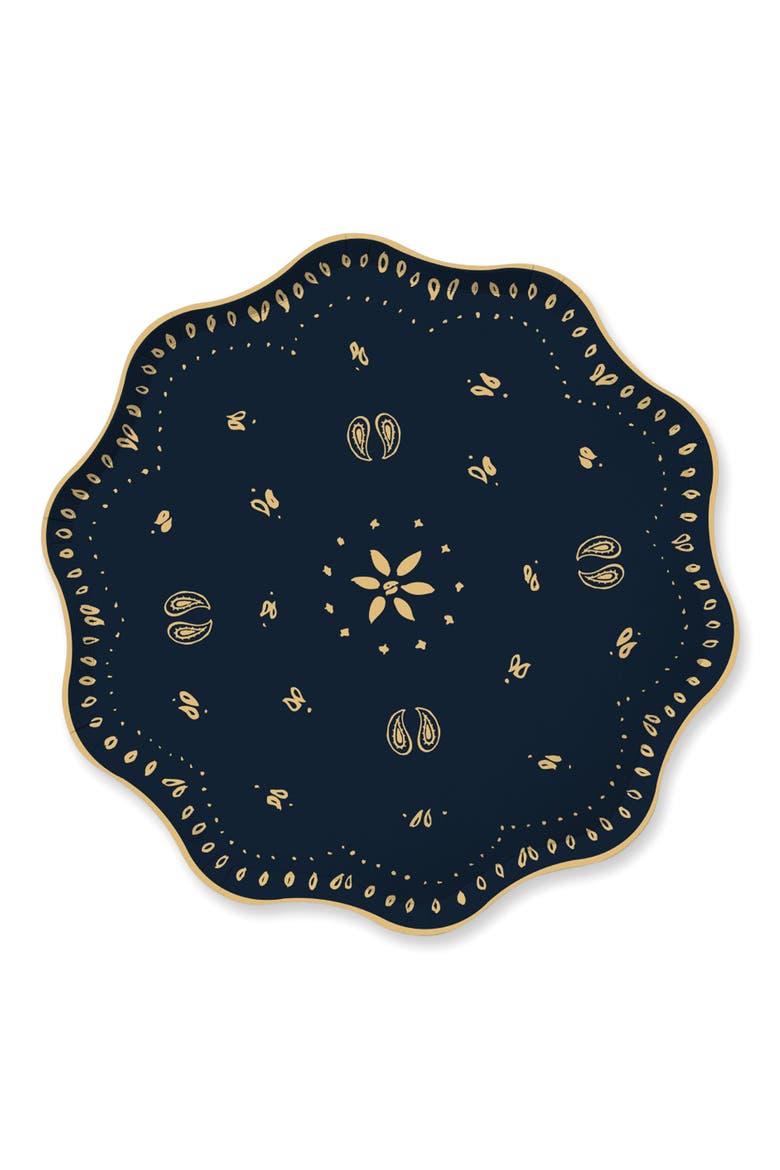 Rodeo Dinner Plate Set, Main, color, NAVY