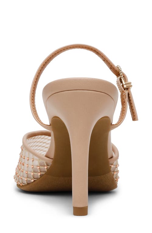 Dolce Vita Dv By  Elegant Mule Pump In Nude Sparkle