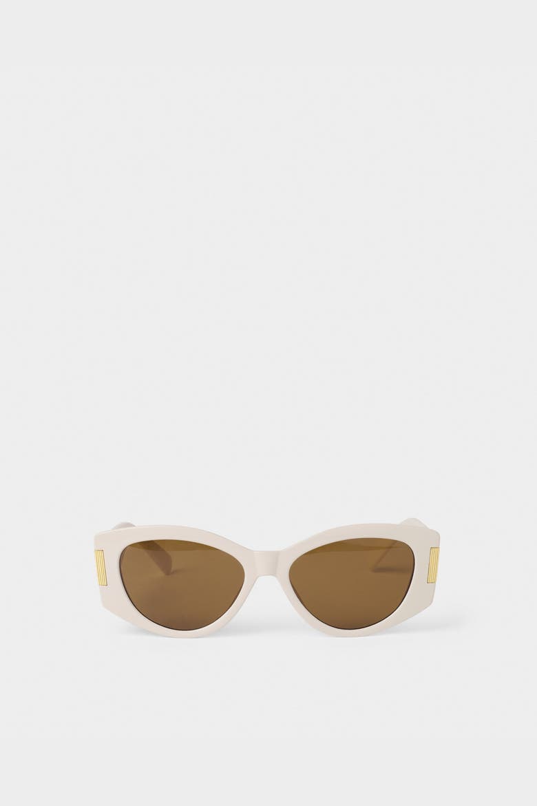 Rimini Sunglasses in Off White, Alternate, color, Off-White