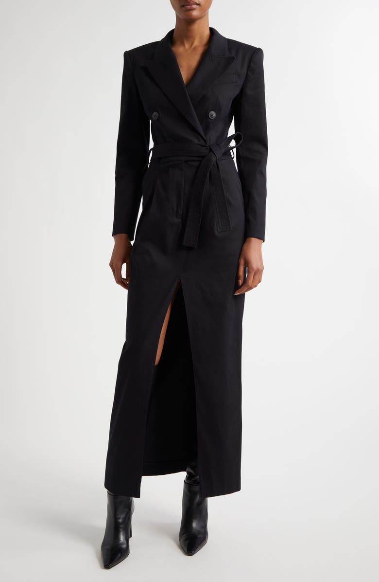 Reiss Atelier Ophelia Double Breasted Long Sleeve Blazer Maxi Dress, Main, color, 