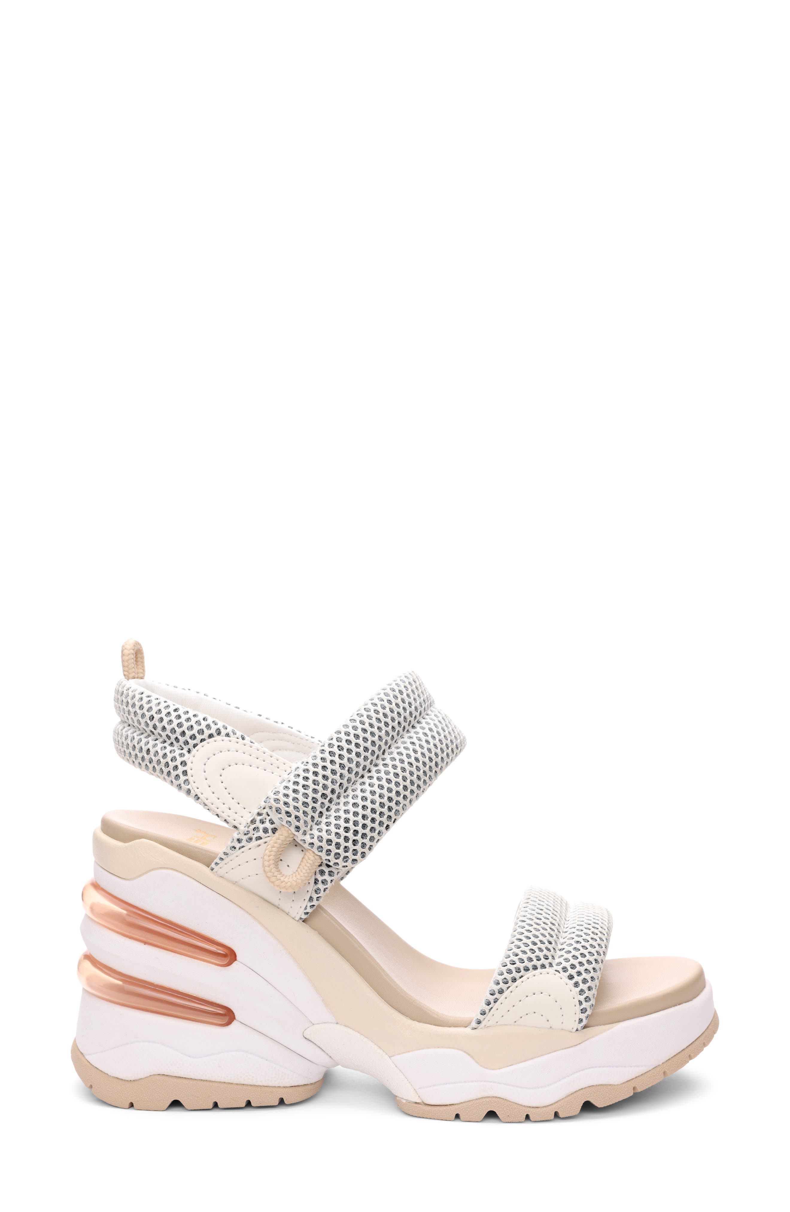 Ash Cosmos Wedge Sandal, Alternate, color, Eggnog