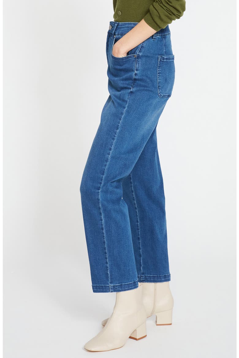 Weekend Straight Leg Jeans, Alternate, color, TRUE BLUE