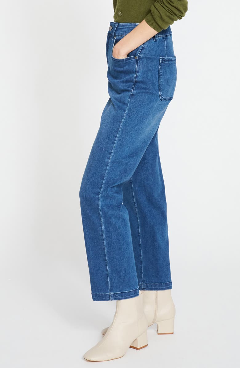 Universal Standard Weekend Straight Leg Jeans, Alternate, color, True Blue