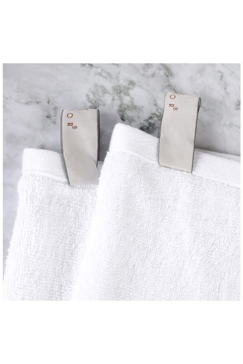 Marble 10-Piece Quick-Drying Cotton Towel Set, Alternate, color, WHITE