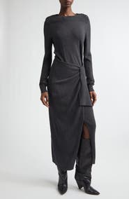 Isabel Marant Jozira Long Sleeve Sweater Dress