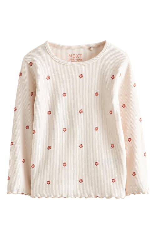 Next Kids' Assorted 5-pack Rib T-shirts In Pink Multi
