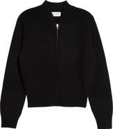 High Sport Velma Zip Up Cotton & Cashmere Knit Jacket