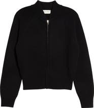 High Sport Velma Zip Up Cotton & Cashmere Knit Jacket