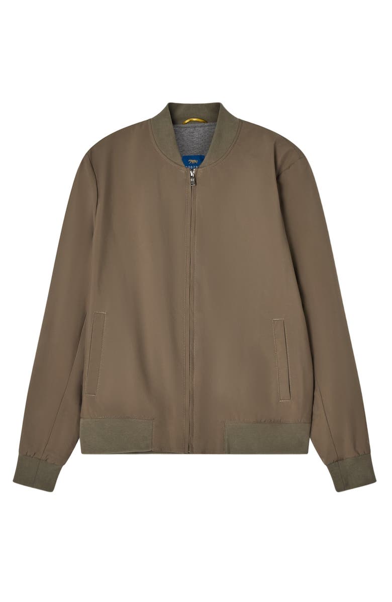 Robert Talbott Jackson Baseball Jacket, Main, color, Taupe