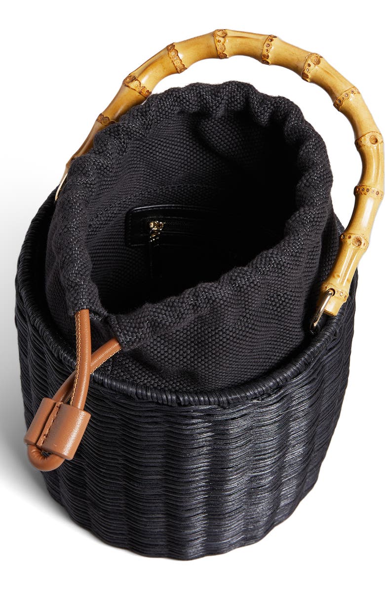 Ted Baker London Jayriri Basket Weave Bucket Bag, Alternate, color,