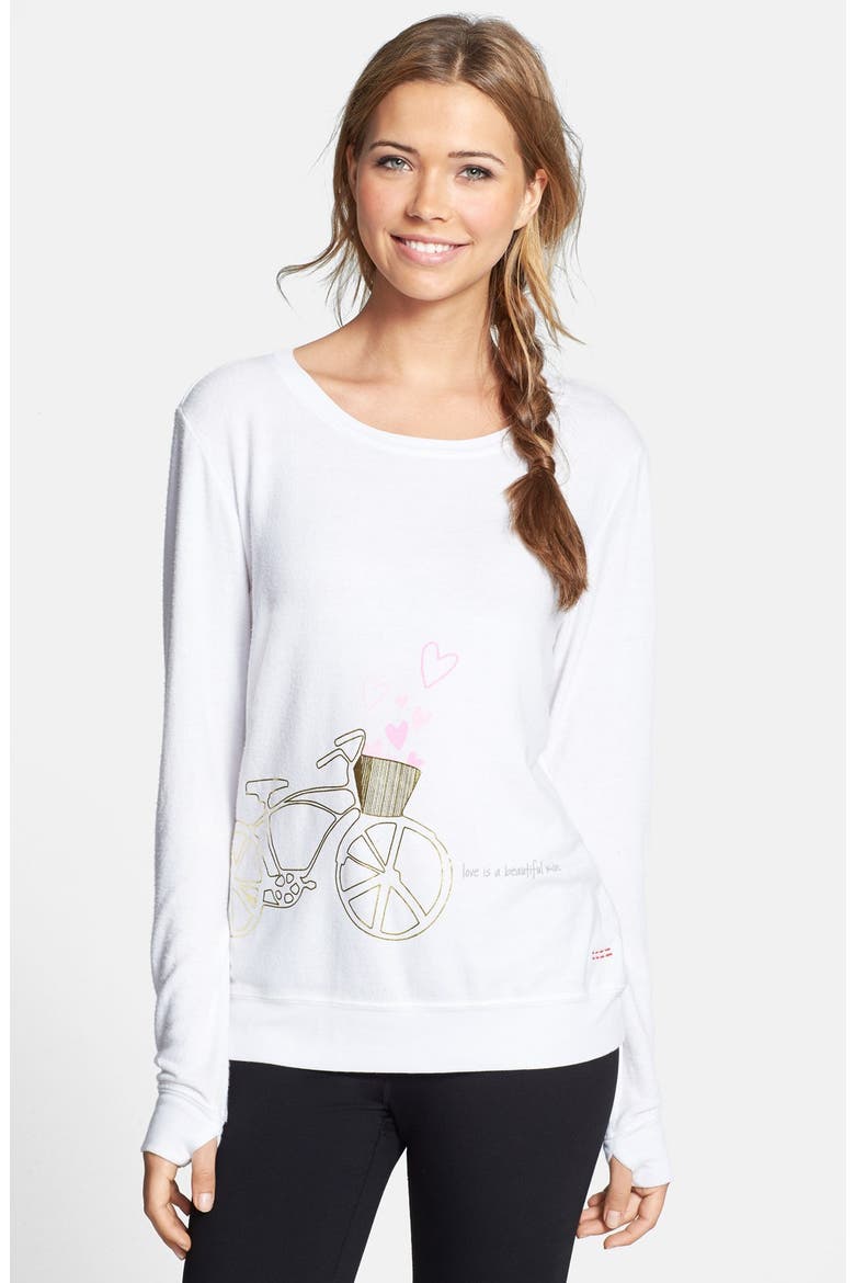 'I Am Loved' Top, Main, color, WHITE