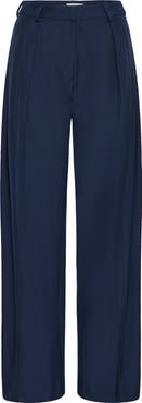 ICHI Iherina Pleated High Waist Pants