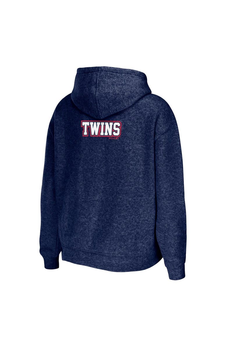 WEAR by Erin Andrews Women's WEAR by Erin Andrews Navy Minnesota Twins Full-Zip Hoodie, Alternate, color, 