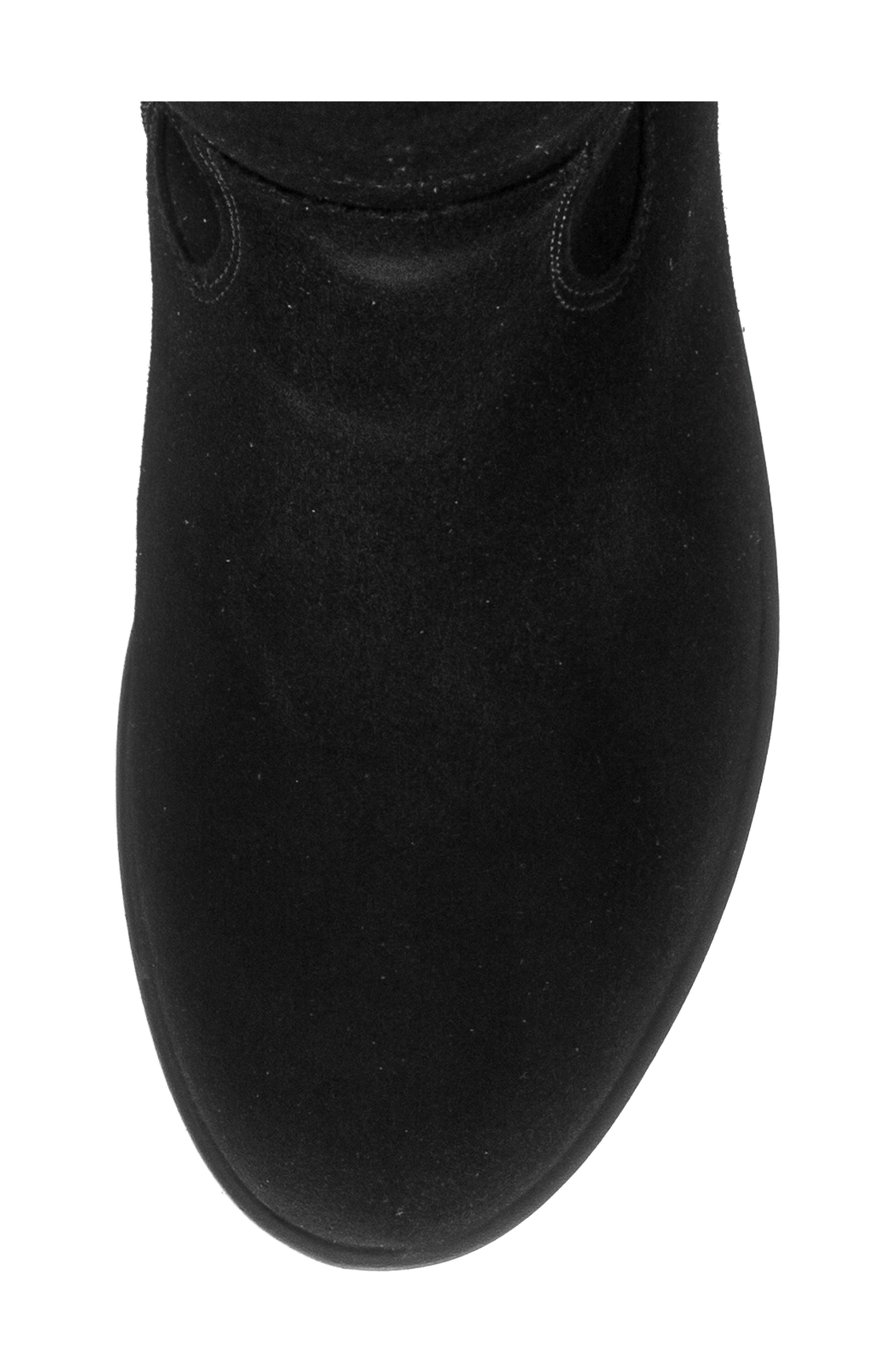 Vina Leather Knee High Boot, Alternate, color, BLACK