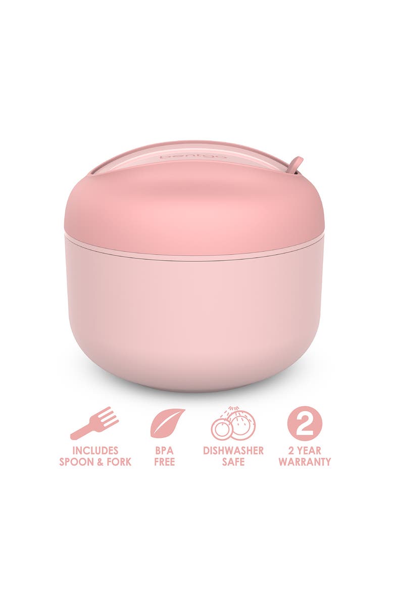 Bento Bowl Lunch Box Set, Alternate, color, BLUSH
