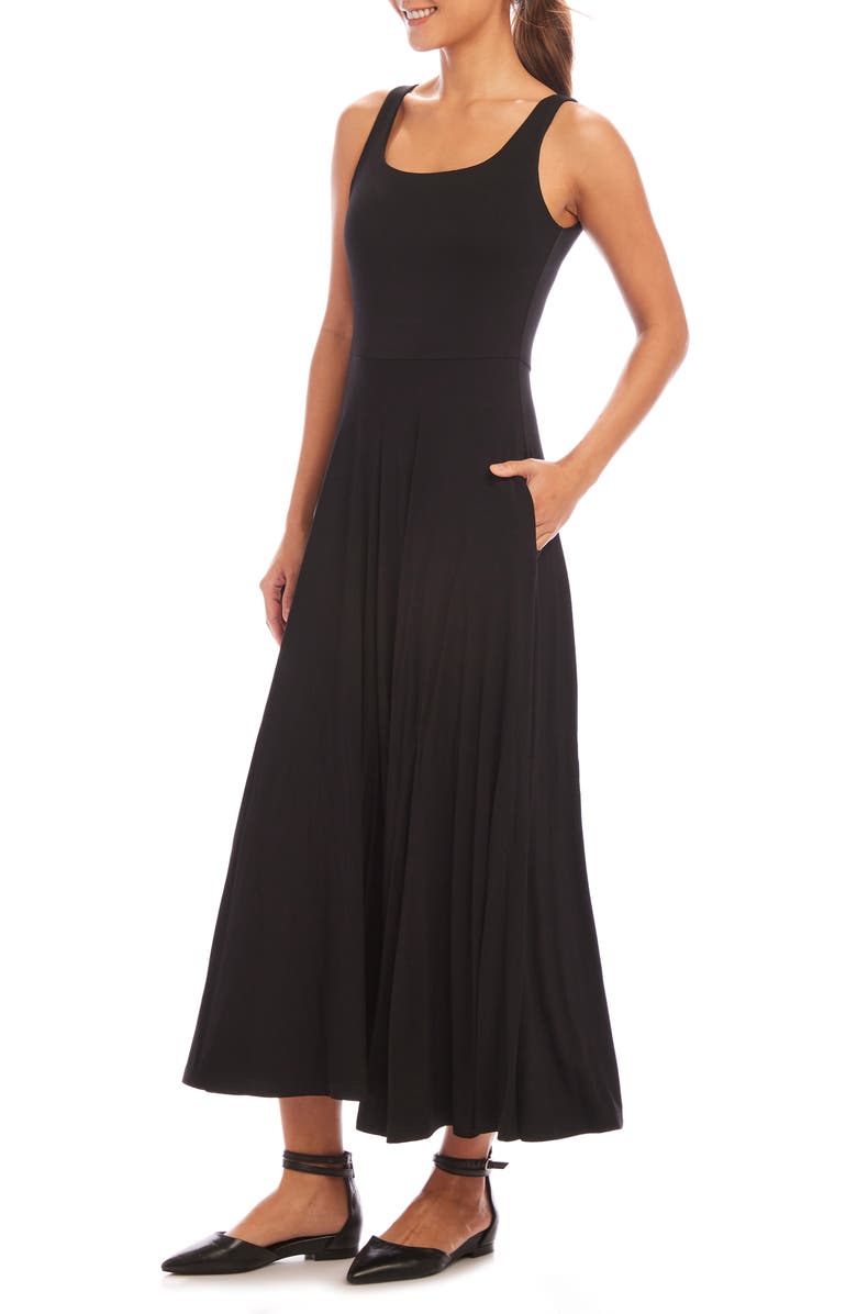 Karen Kane A-Line Midi Dress, Alternate, color, 