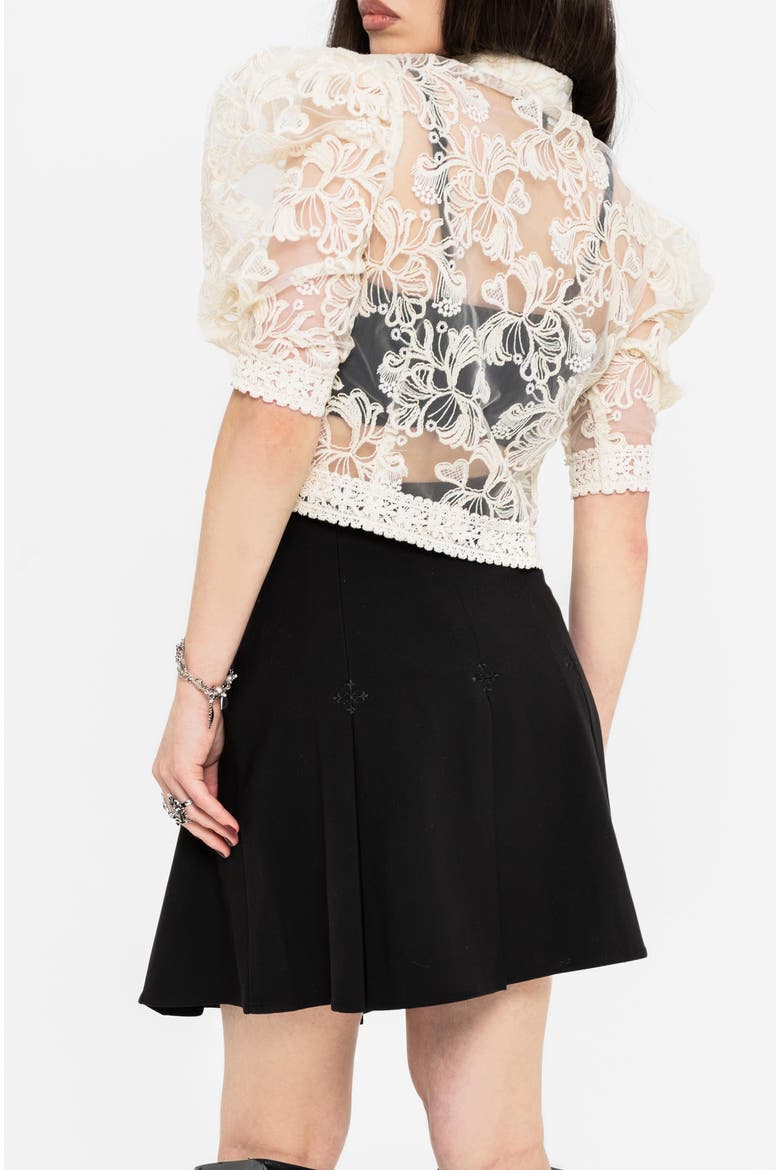 Angela Folk Embroidered Blouse, Alternate, color, White