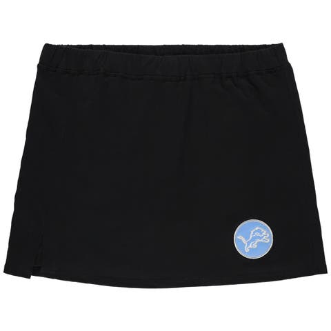 Women's Concepts Sport Black Detroit Lions Plus Size Sport Skort