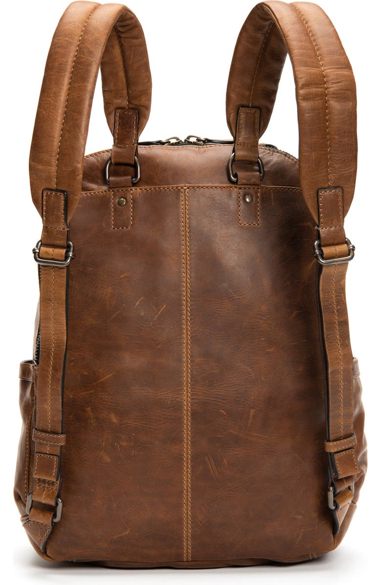 Frye 'Logan' Leather Backpack, Alternate, color, Dark Brown