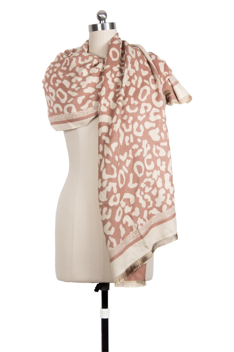 Reversible Scarf, Alternate, color, BROWN