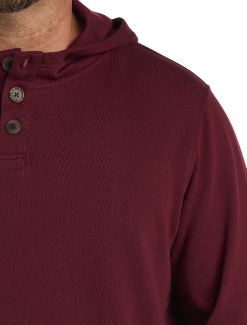 TRUE NATION BY DXL TRUE NATION BY DXL SOFT-WASH HENLEY HOODIE