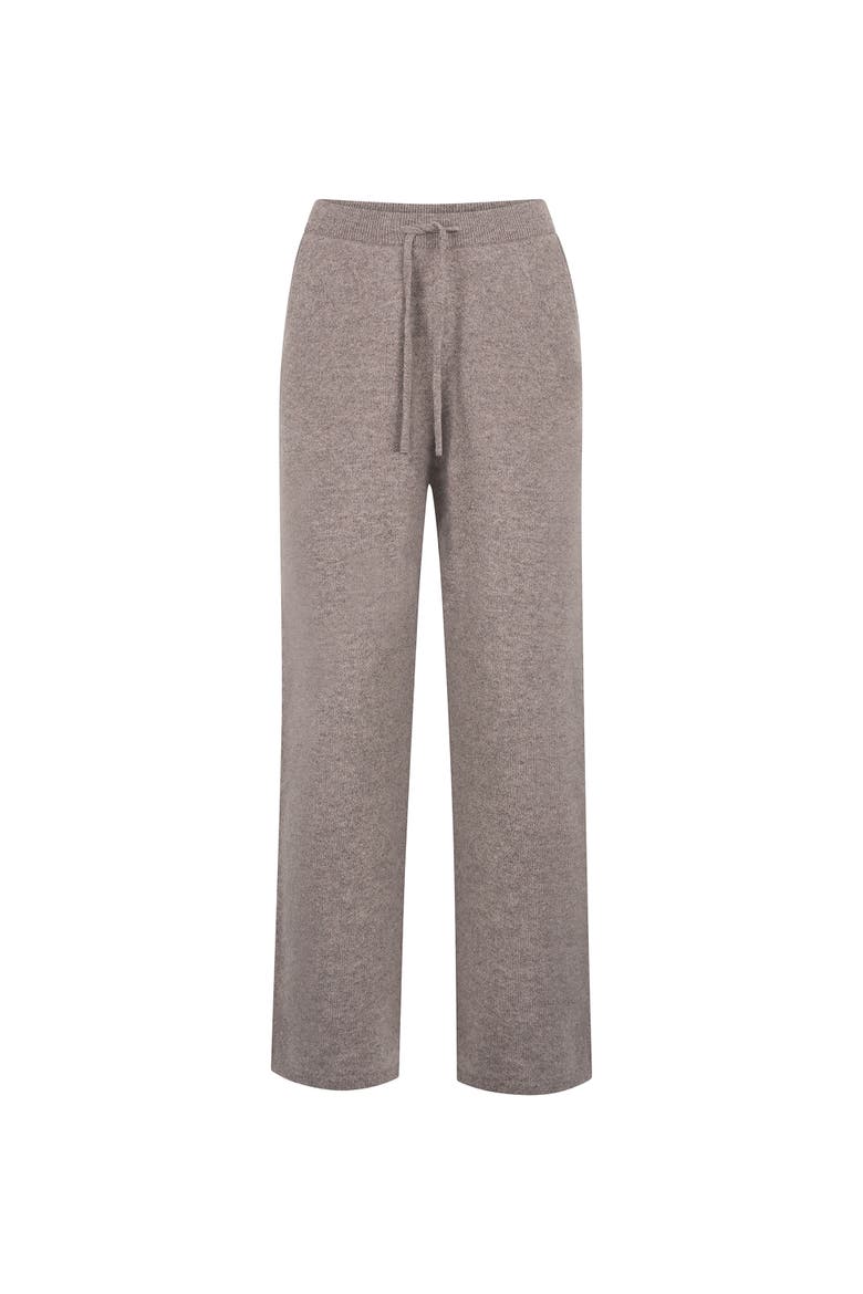 Lucia Lambswool Knitted Trousers, Alternate, color, Vole