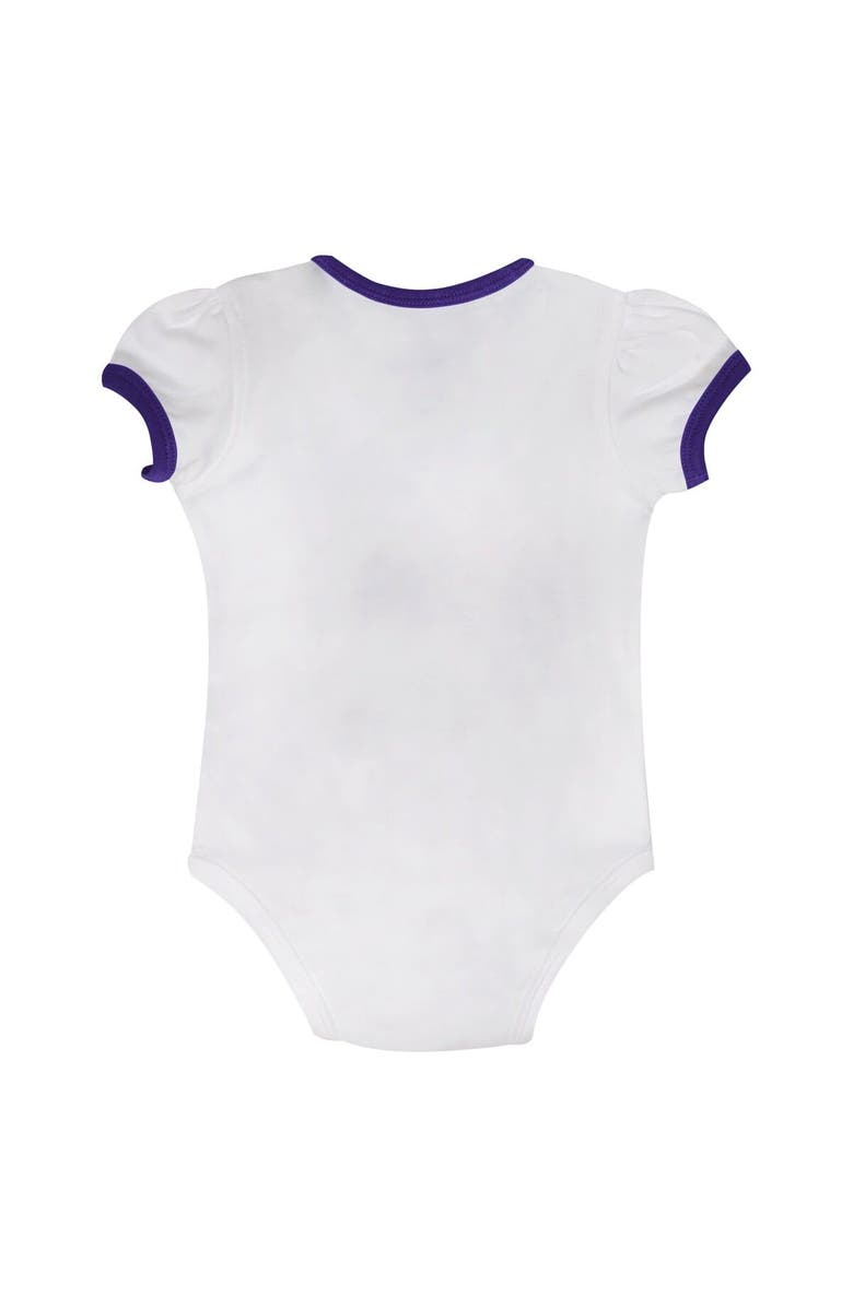 Outerstuff Newborn & Infant Minnesota Vikings Love My Team Bodysuit & Skirt Set, Alternate, color,