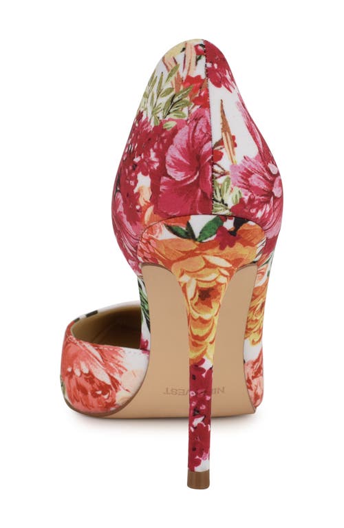 Nine West Folowe Half D'orsay Pump In White 146