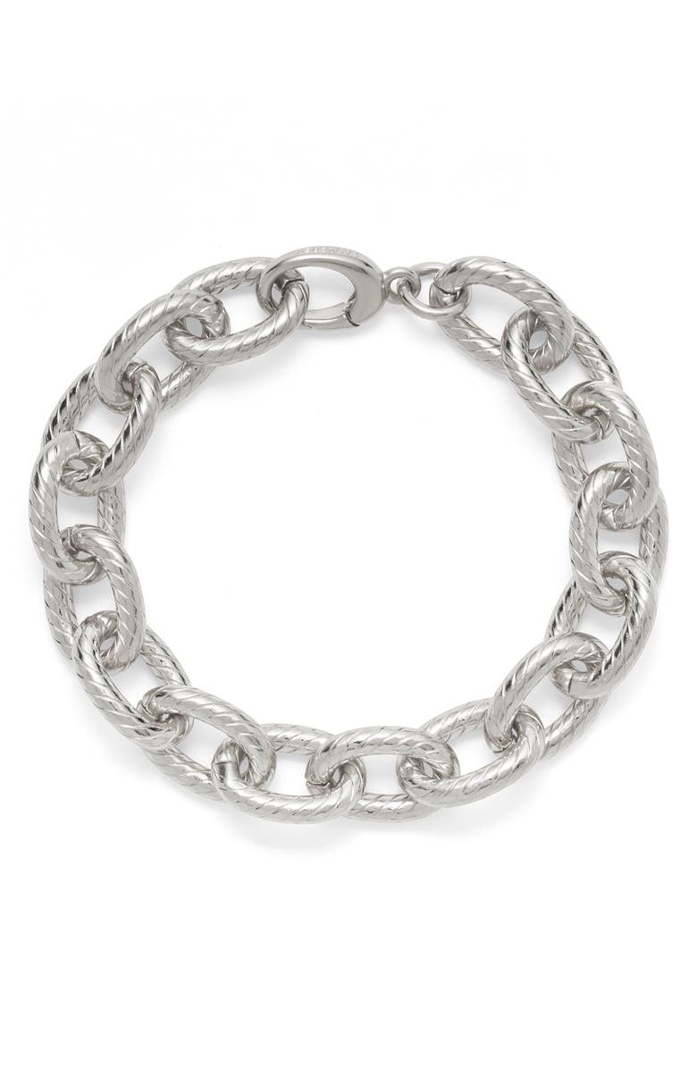 Lady Grey Tex Bracelet, Main, color, Silver