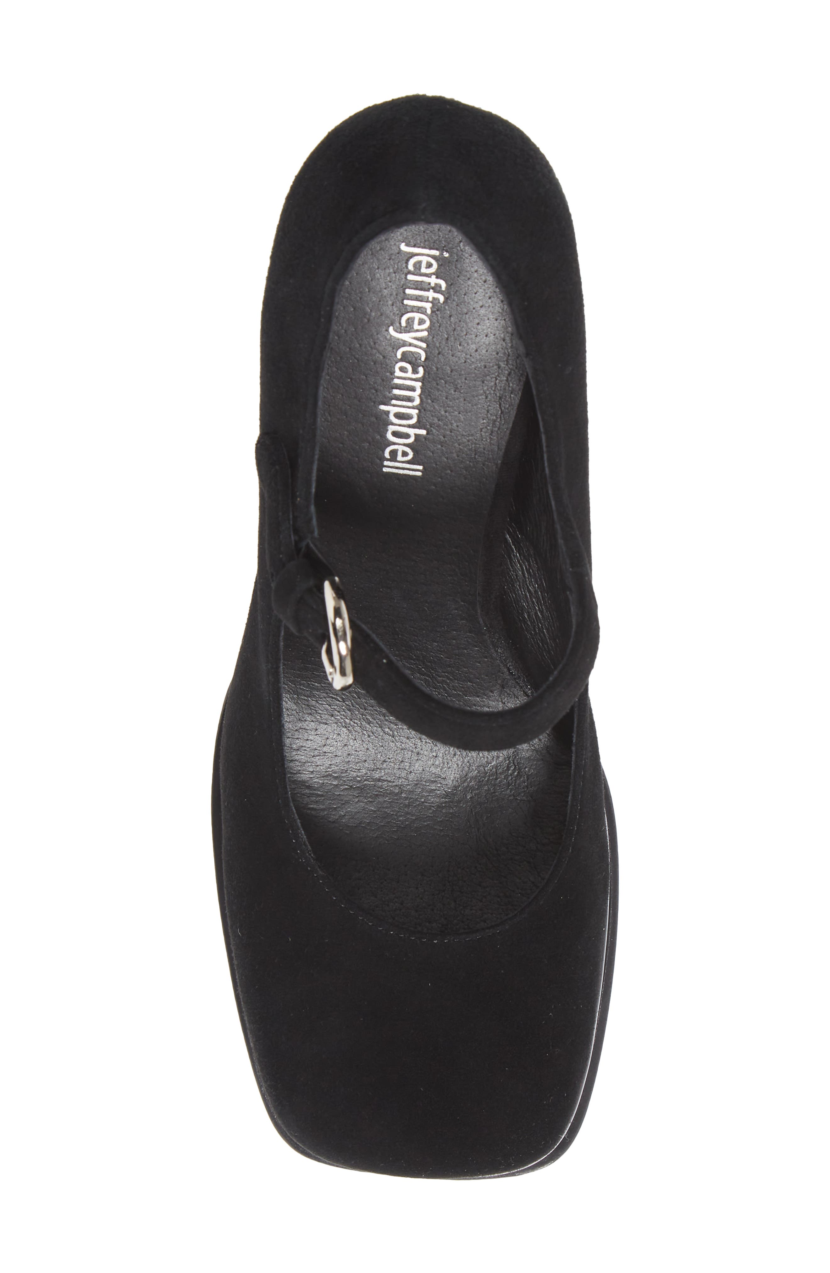 Chillin Platform Mary Jane Pump, Alternate, color, BLACK SUEDE